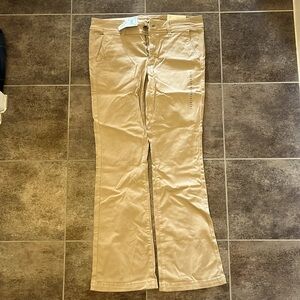 American Eagle Outfitters Tan Boot Cut Pants